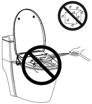 MOEN EB1500 E Standard Electronic Bidet Toilet Seat - FIG 54