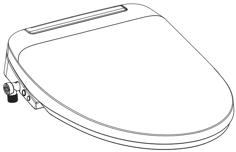 MOEN EB1500-E Standard Electronic Bidet Toilet Seat