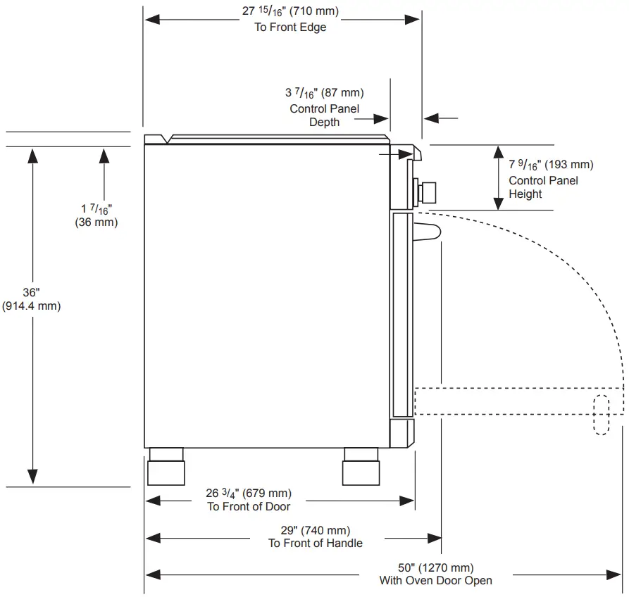 Product Dimensions and Clearances