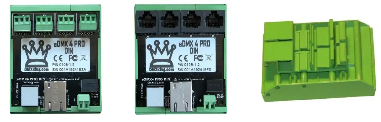 DMXking eDMX4 PRO DIN Interface - Fig 1
