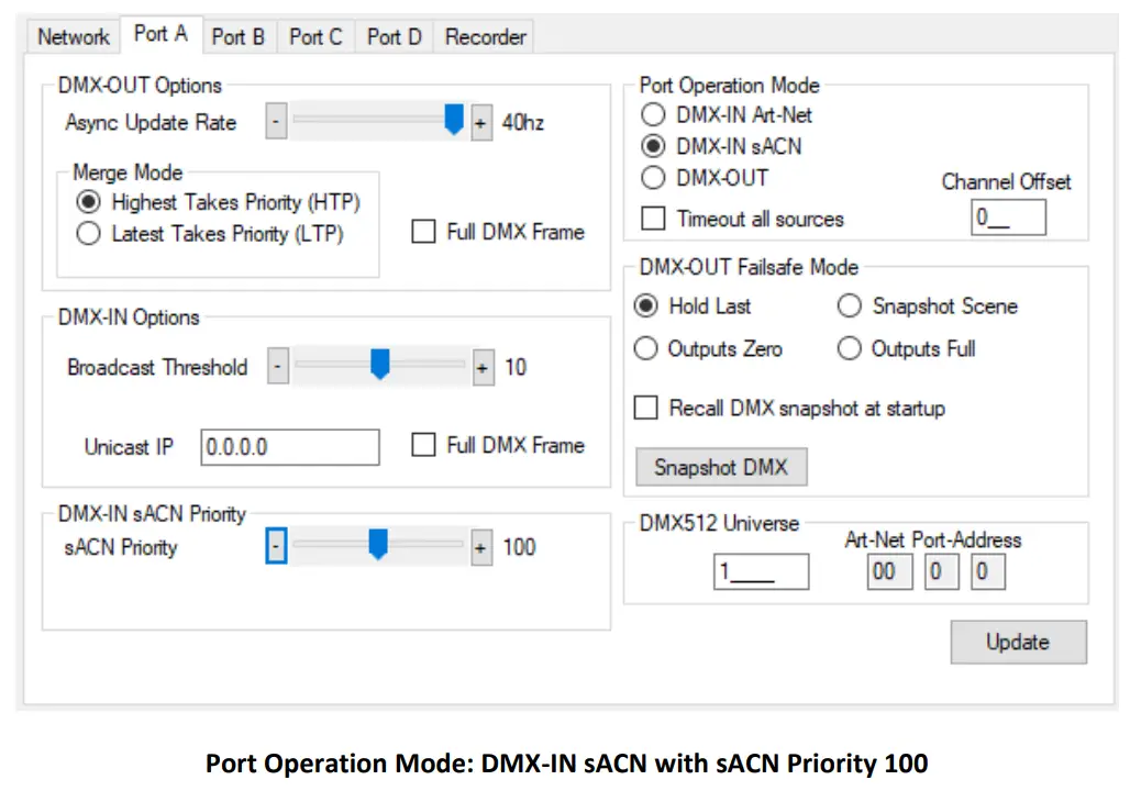 DMXking eDMX4 PRO DIN Interface - Fig 7