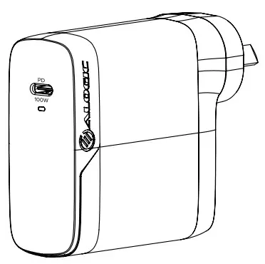 ALOGIC 1X100 Rapid Power 100W GaN Charger