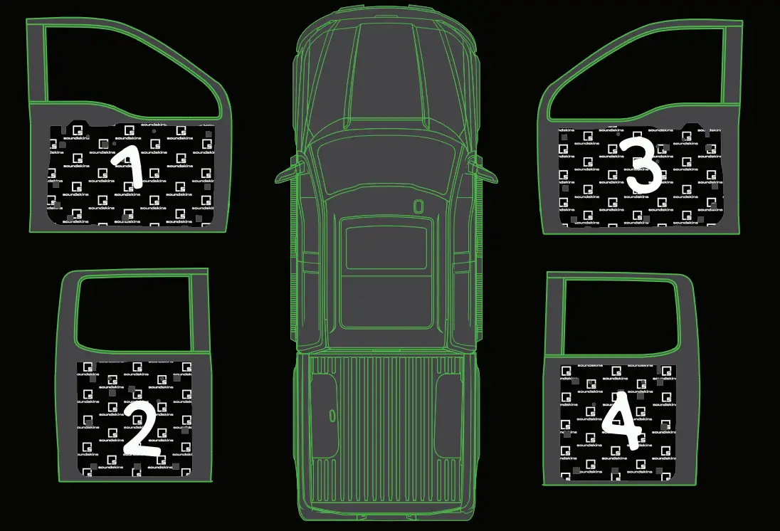 soundskins F 150 4 Door Template Kit
