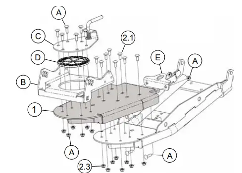 KFi 106330 UTV Plow Track Extension 3