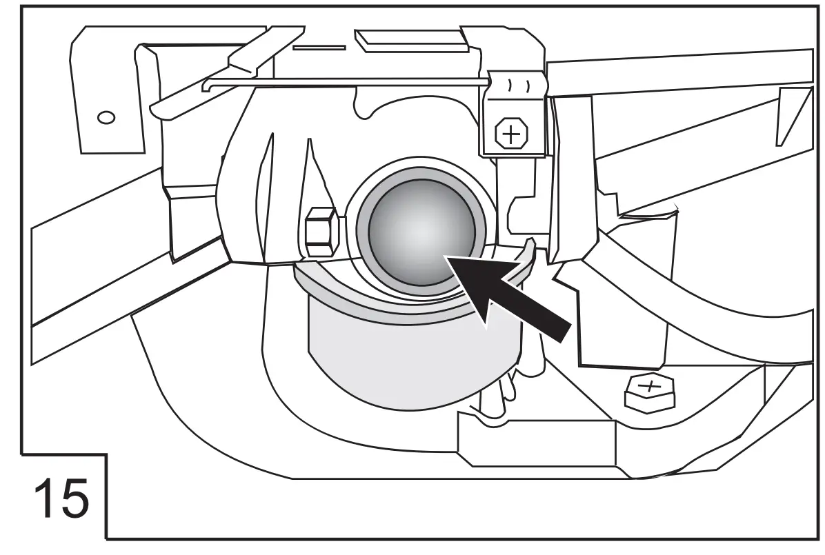 Petrol Lawn Mower Highline Operating illustration