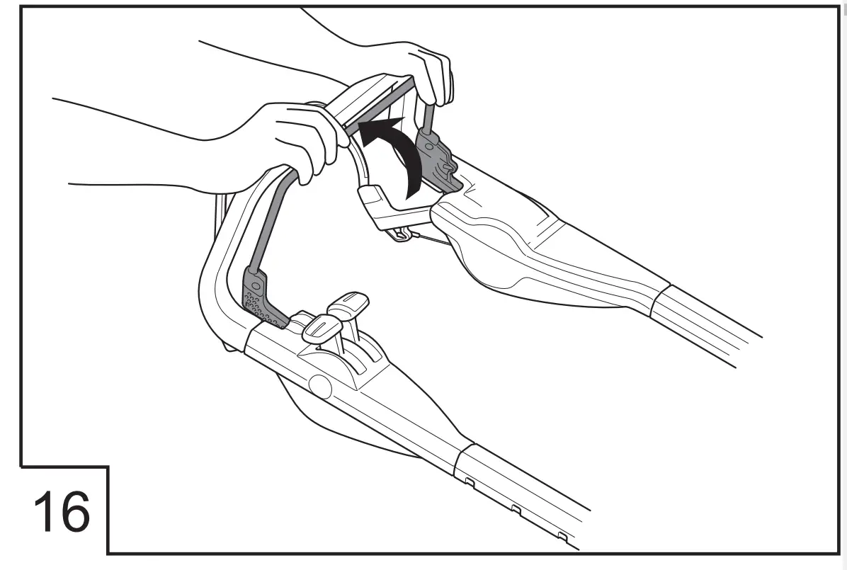 Petrol Lawn Mower Highline Operating illustration