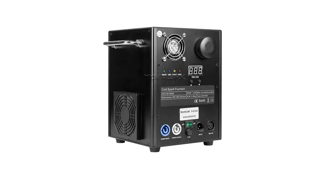 Moka Sfx Mk-e11 Ground 750w Cold Spark Machines User Manual Moka Sfx Mk-e11 Ground 750w Cold Spark Machines User Manual