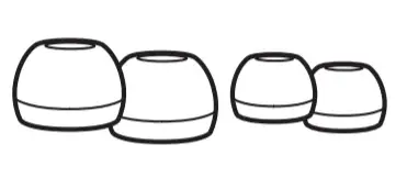 HEADRUSH HRB 3027 True Wireless Earbuds - rubber