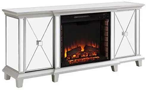 Lantara FA1140456 Furniture Toppington Mirrored Media Console