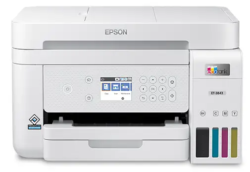 EPSON ET-3843 EcoTank Wireless Color Printer with Scanner
