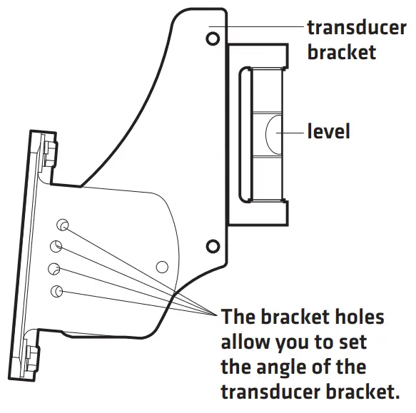 HUMMINBIRD 333625 Portable Mounting Bracket Transom Mount - Fig 10
