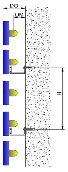 heater shop A-FRM1195B Blue Satin Towel Rail - fig18