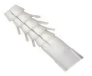 heater shop A-FRM1195B Blue Satin Towel Rail - fig4