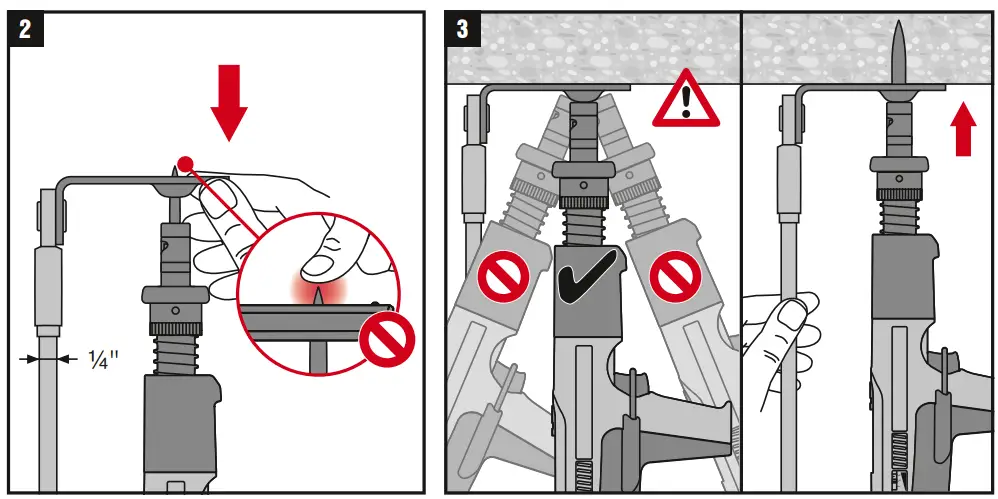 HILTI X-DR S ALH 27 Drop Rod with Nail FIG 2