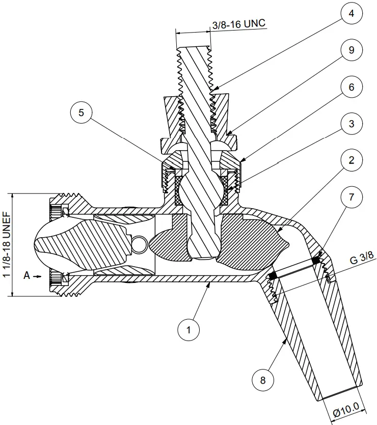 KegLand NUKATAP SS KL15509 A04