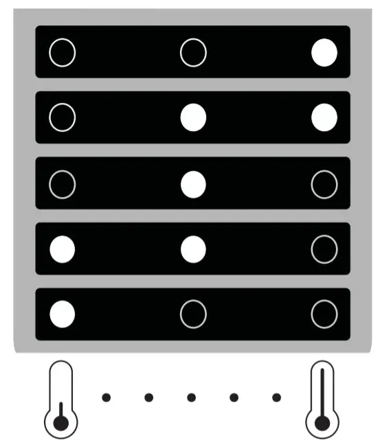 IKEA TINAD Fridge-Freezer Instruction - Leds on