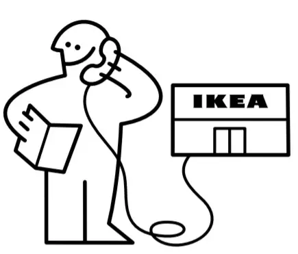 IKEA TINAD Fridge-Freezer Instruction - support