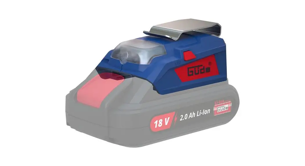 Gude Ual 18-0 Usb Adapter And Light Battery Instruction Manual