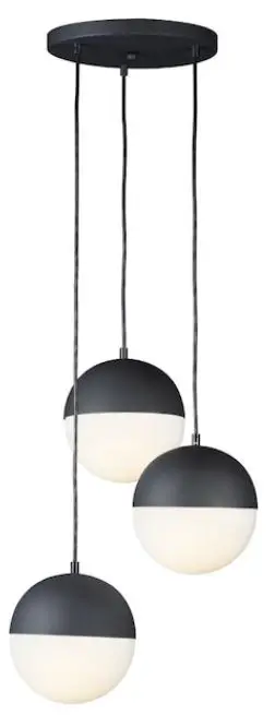 ET2 Contemporary Lighting E20364 Half Moon 3-Light LED Pendant
