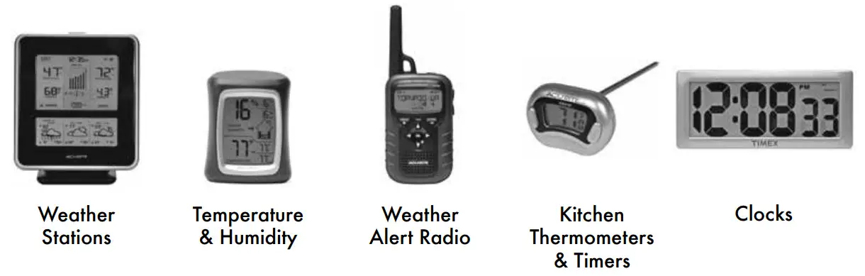 ACURITE 13003 Intelli-Time Alarm Clock- PACK