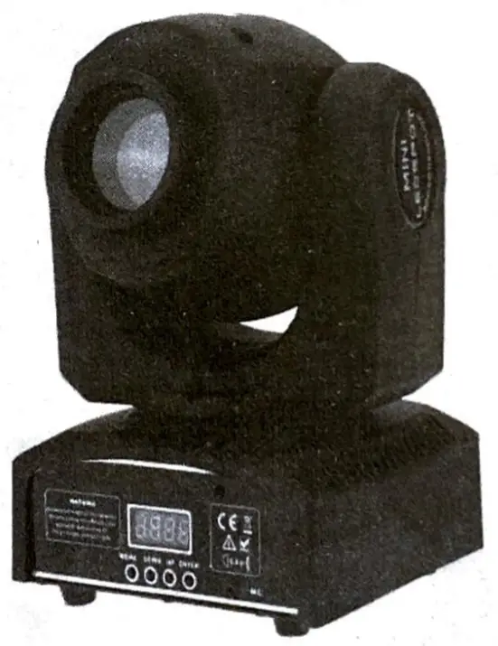 RIUKOE Mini Gobo Moving Head Light