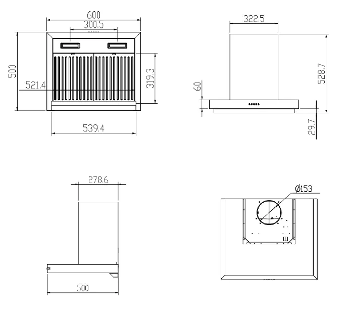 turbionaire-chef-60-90-WALL-PRO-Kitchen-Cooker-Hood-FIG-1