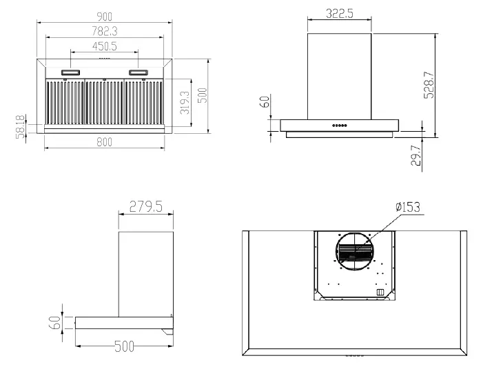 turbionaire-chef-60-90-WALL-PRO-Kitchen-Cooker-Hood-FIG-2