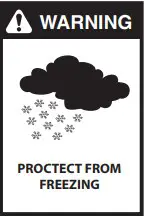 PROTECT MACHINE FROM FREEZING