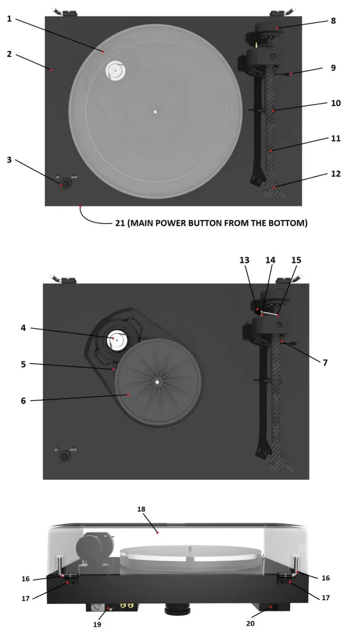 Pro Ject Audio System X2B Turntable - fig 1