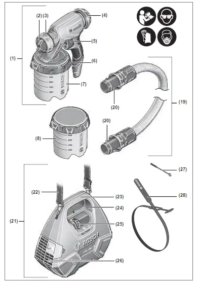 BOSCH-LLPaint-PFS-3000-2-650W-Electric-Spray-System-230V-1