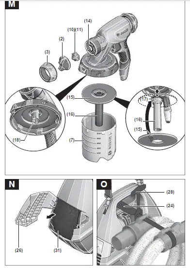 BOSCH-LLPaint-PFS-3000-2-650W-Electric-Spray-System-230V-5