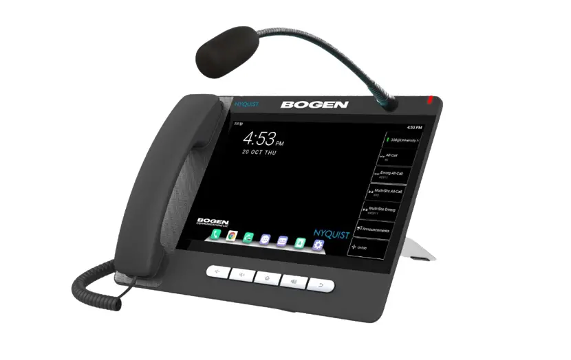 Bogen Nq-zpms Nyquist Zone Paging Microphone Station Installation Guide Bogen Nq-zpms Nyquist Zone Paging Microphone Station Installation Guide