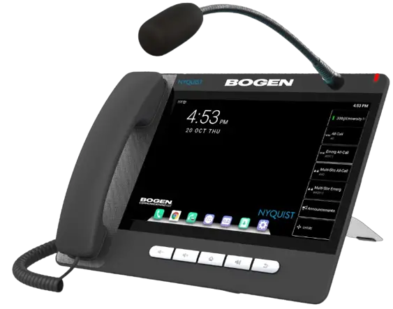 BOGEN NQ-ZPMS Nyquist Zone Paging Microphone Station