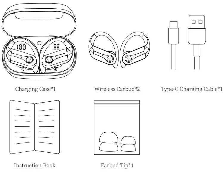 A21 True Wireless Stereo Earphones - contence
