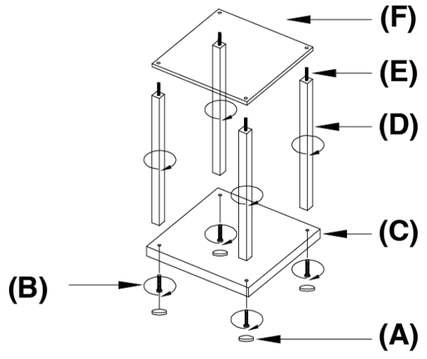 ATAMIN ATA004 72 Inch Shelf Floor Lamps - step