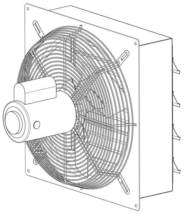 CANARM SD24 F1 Standard Exhaust Fans - fig