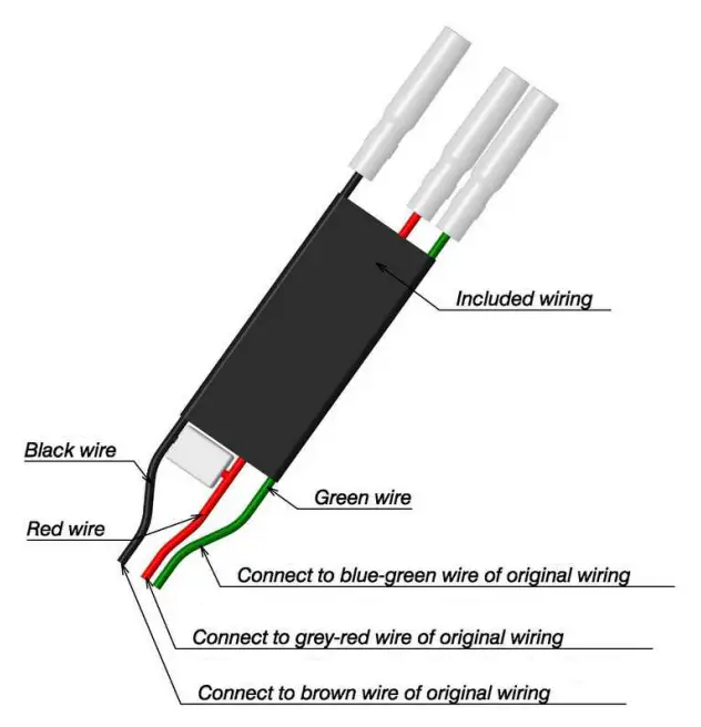 Connections Original Wiring Rh Side