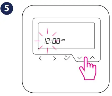 Setting date and time