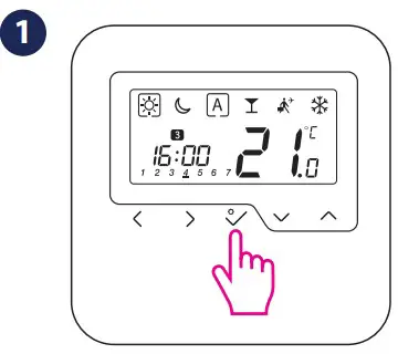 Setting date and time