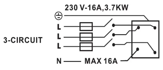 3 Circuit Track Adaptor