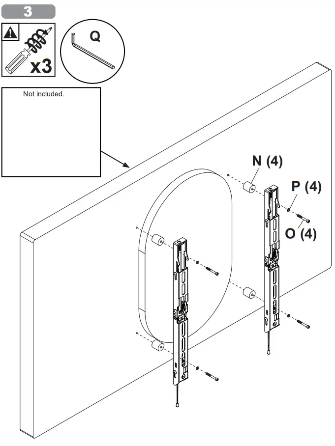 peerless AV SF680P HUB2 Flat TV Wall Mount - Figure 5