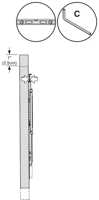peerless AV SF680P HUB2 Flat TV Wall Mount - Figure 7