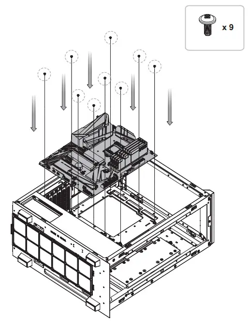 thermaltake Divider 500 TG Air Mid Tower Chassis- Motherboard Installation