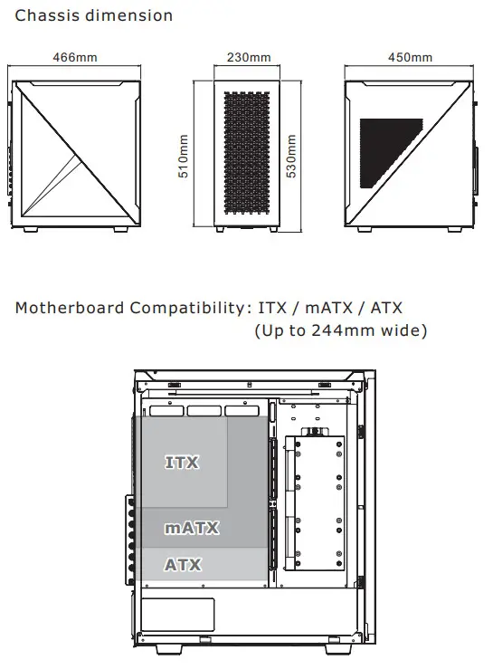 thermaltake Divider 500 TG Air Mid Tower Chassis-Warning and Notice