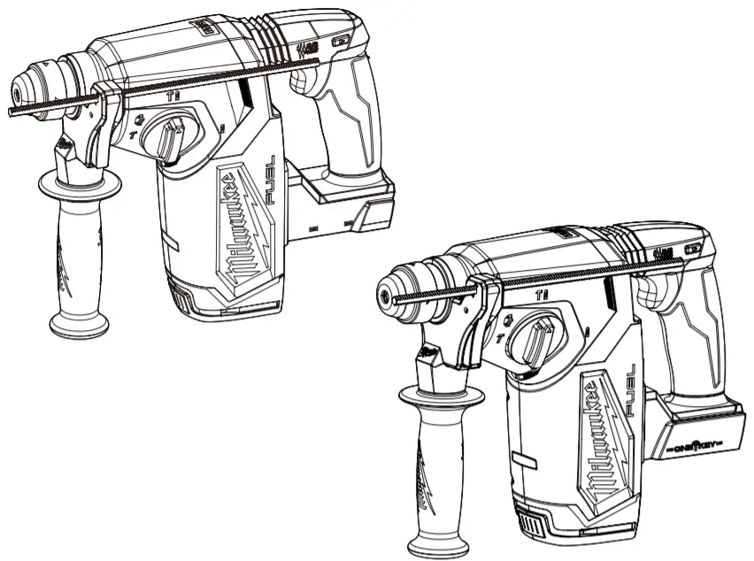 milwaukee 2912-20 1 SDS Plus Rotary Hammer