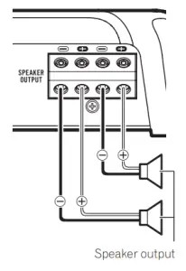 Connecting to two speakers