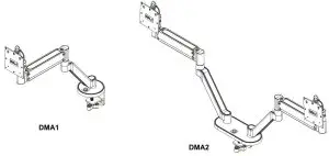 CHIEF Koncis Dynamic Monitor Arm DMA Series