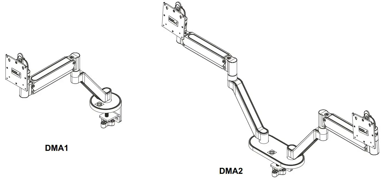 Chief Koncis Dynamic Monitor Arm Dma Series Instruction Manual Chief Koncis Dynamic Monitor Arm Dma Series Instruction Manual
