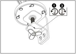 FIG 17 Connecting Desk Clamp to Desk Standard