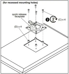 FIG 26 Display Installation - Standard Faceplate